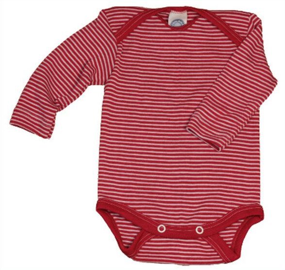 Cosilana Baby-Body Langarm Wolle Seide