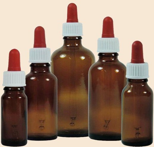 Thumbnail - mikken Pipettenflasche braun 10 ml -100 ml Dosierflasche Apothekerflasche