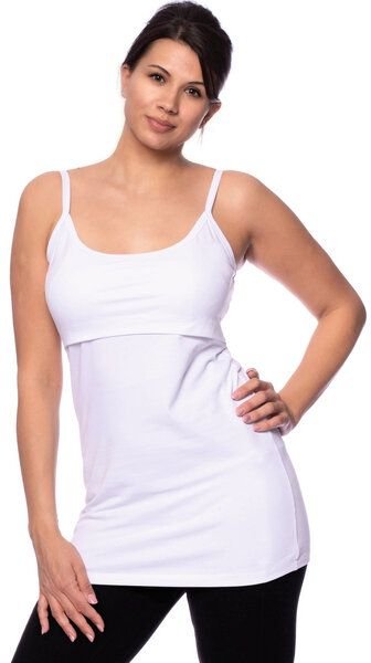 Milchshake 107 BASIC Stilltop mit Spaghetti-Trägern (extra lang geschnitten) aus Bio-Baumwolle