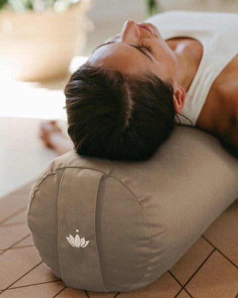 Lotuscrafts Yogarolle RESTORATIVE Ø24 cm - Yoga Bolste Rolle - GOTS zertifiziert