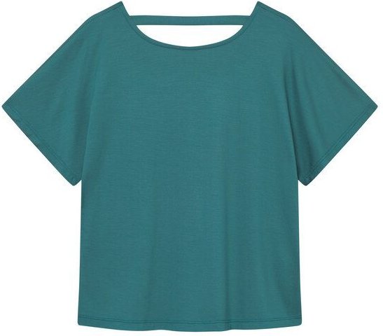 WiDDA berlin Rückenfreies Shirt FARI Petrol aus TENCEL® Modal Jersey
