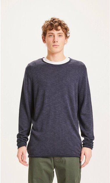 KnowledgeCotton Apparel FORREST O-Neck Tencel Knit Pullover