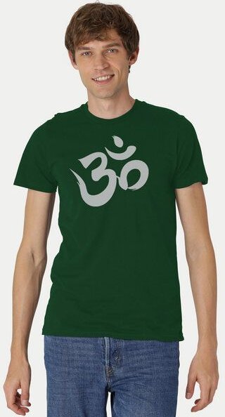 Peaces.bio - handbedruckte Biomode Fit T-Shirt "Om" Herren