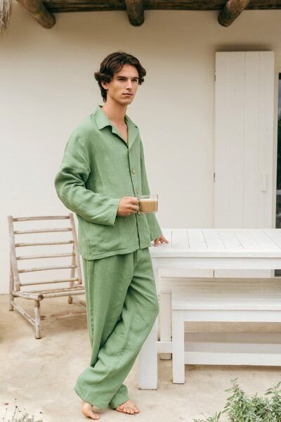 Thumbnail - AmourLinen Leinen loungewear set OLIVER