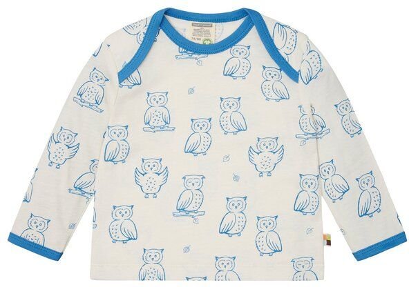 loud + proud Babys & Kinder Shirt langarm mit Druck, GOTS-zertifiziert