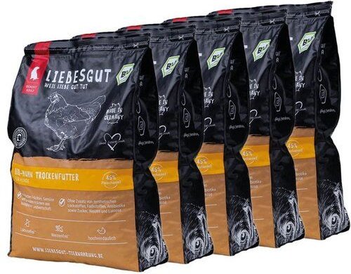 Liebesgut Tiernahrung Hunde Trockenfutter Bio-Huhn 1,5 kg