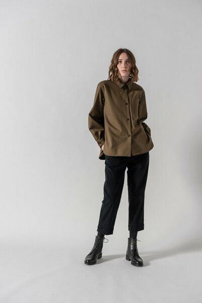 Grenz/gang Hemdbluse CARLOTTA aus Biobaumwolle (kbA)