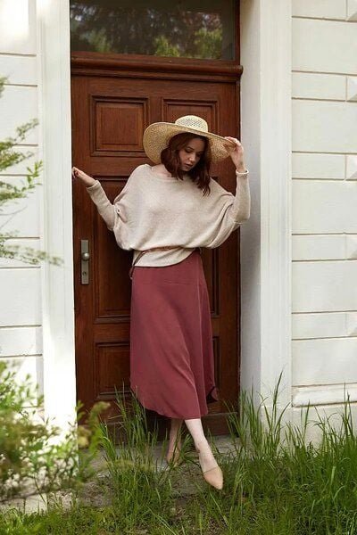 WiDDA berlin Midirock JULIP beere aus ECOVERO®