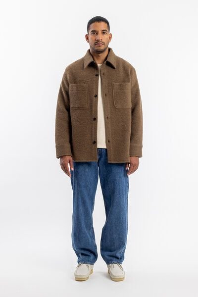 Rotholz Overshirt aus Bio Wollmischung