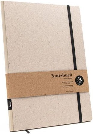 tyyp Design-Notizbuch A4 aus 100 % Recyclingpapier „Klassik - ÖKO“
