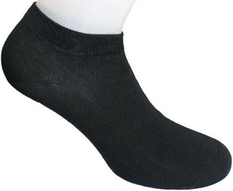 108 Degrees 7er Pack Damen Sneaker Socken schwarz GOTS