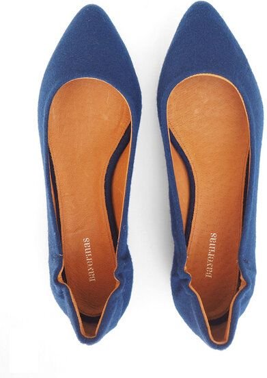 Bayerinas Spitz Ballerinas 'München' (tiefer Ausschnitt)