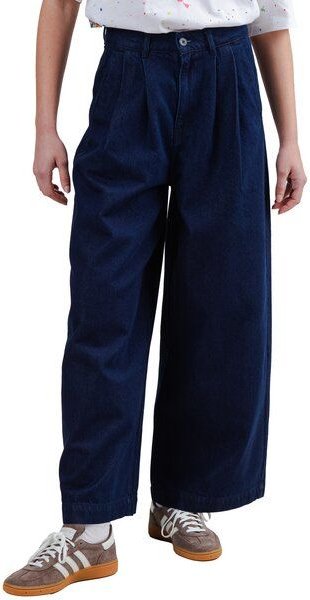 Brava Fabrics Bundfalten-Hose Denim