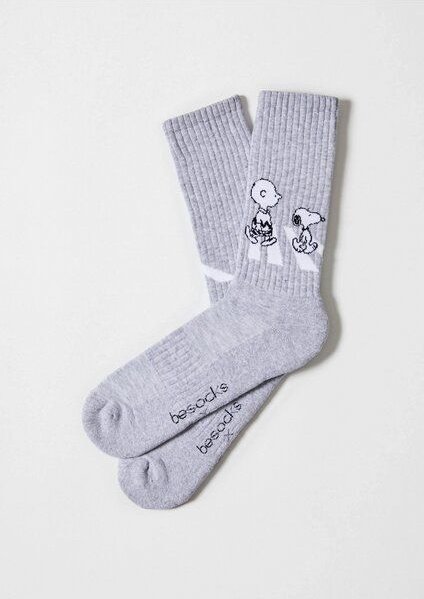 BeSocks Bio-Tennissocken - Snoopy Walk Street