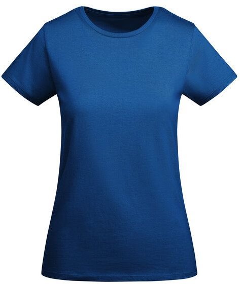 Roly Eco Damen T-Shirt Breda Rundhals enger geschnitten Körpernah Bodyfit