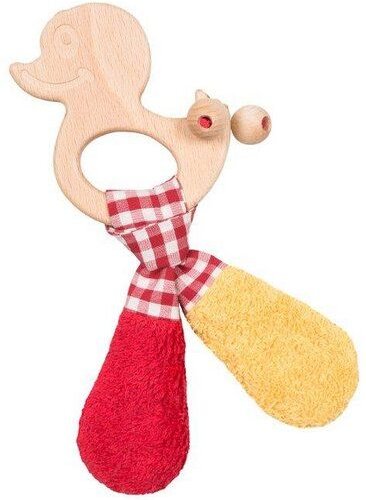 Efie Greifling rot/gelb, Holz Ente