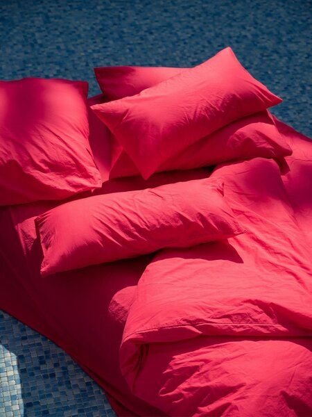 erlich textil Fred Kopfkissenbezug aus weicher Bio-Baumwolle, made in Europe