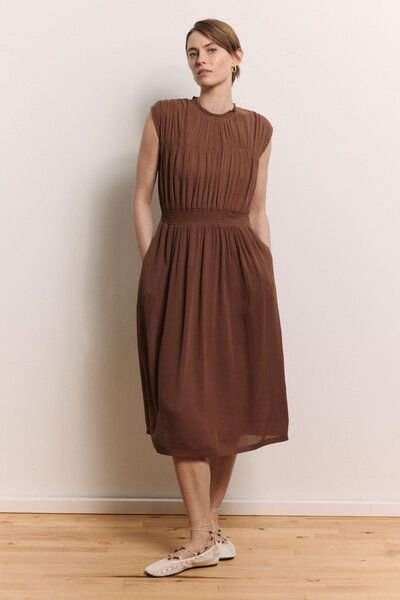 TRANQUILLO Kleid Mariaa aus EcoVero Crinkle Viskose (1140007)