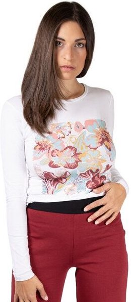 CORA happywear Damen T-Shirt aus Eukalyptus Faser "Matri" | Maxi Blumen
