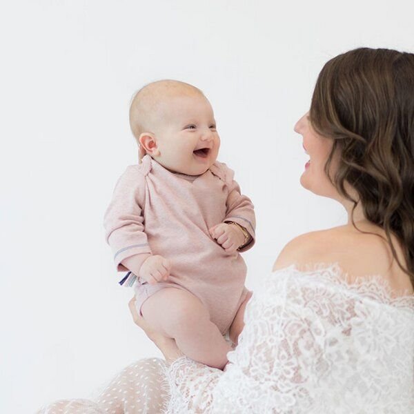 Baby Langarm Bodysuit 'OrganicEra' aus Bio Baumwolle