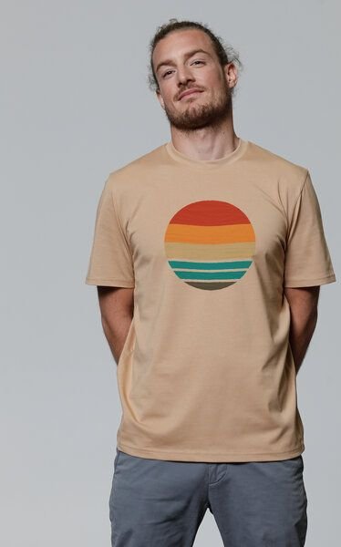 watapparel T-Shirt Retro Sunset Ocean