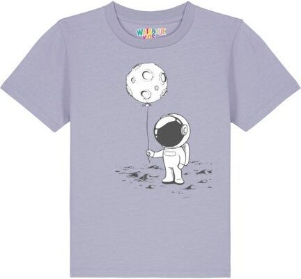 watabout.kids T-Shirt Kinder Kleiner Astronaut mit Luftballon