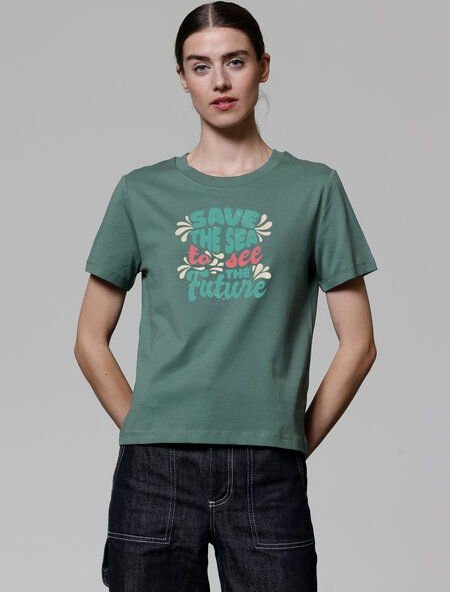 watapparel T-Shirt Frauen Save the sea