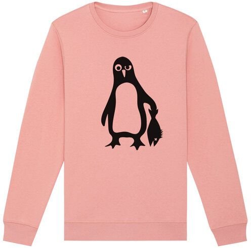 päfjes Pinguin Paul mit Fisch - Fair Wear Unisex Sweater