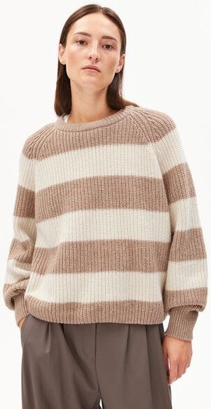 ARMEDANGELS KAAGI STRIPES Damen Pullover aus Bio-Woll Mix
