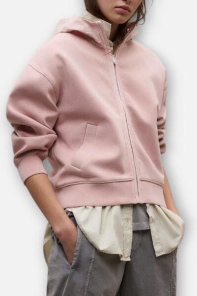 ECOALF Zip Hoodie aus 80 % Baumwolle