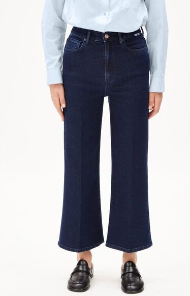 ARMEDANGELS MURLIAA CROPPED Damen Wide Jeans recycelter Baumwoll Mix Comfort-Stretch
