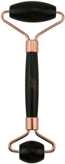 Jolie au naturel Lava Gesichtsmassageroller I Obsidian Quartz Anti-Aging Massage Roller I reife Haut