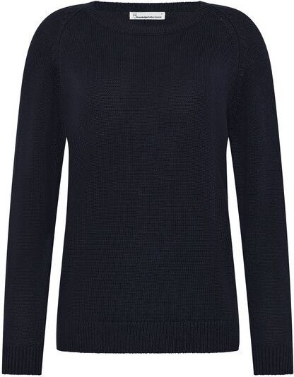 KnowledgeCotton Apparel Leichter Rundhals-Pullover aus Bio-Baumwolle