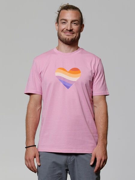 watapparel T-Shirt Unisex Rainbow Heart