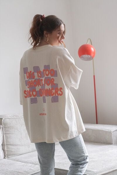 LITSCHI DESIGNS SOLO DINNERS SHIRT