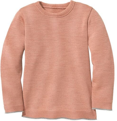 Disana Kinder Strick-Pullover Uni Schurwolle kbT-Merino