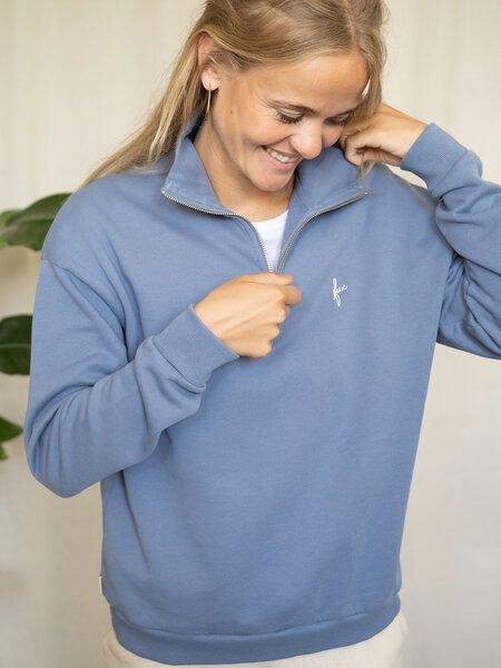 FUXBAU Frauen fux Half Zip Sweater