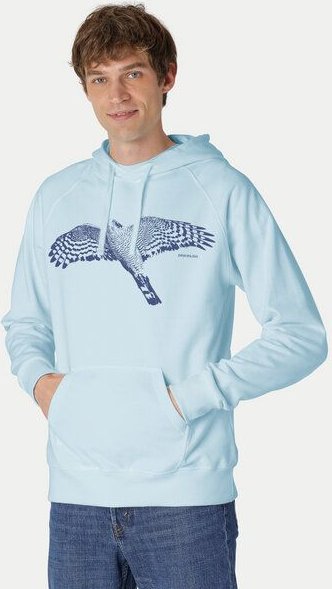 Peaces.bio - handbedruckte Biomode Bio-Herren-Kapuzensweater Sperber