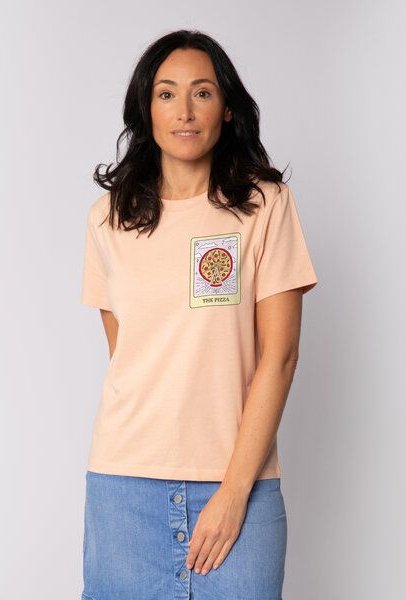 watapparel T-Shirt Frauen Tarot The Pizza