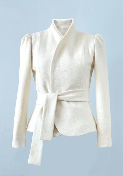 Atelier SNOW Brautblazer Persephone aus Bio - Wolle