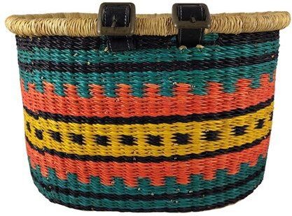 Fair Trade Fahrradkorb - Dagere / Kambo / Kule / Nimpeni / Tombe - Handgewebt - maishameanslife