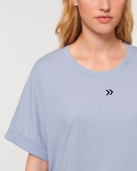 Thumbnail - Human Family Oversize Damen T-Shirt "Skip"