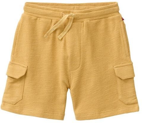 Thumbnail - People Wear Organic Sweat Bermuda, gelb uni, Bio-Baumwolle
