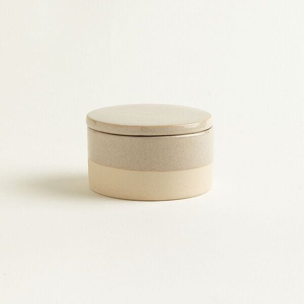 onomao Handgemachte Dose 'Lothar' aus Steinzeug | Kollektion TRADITIONELL