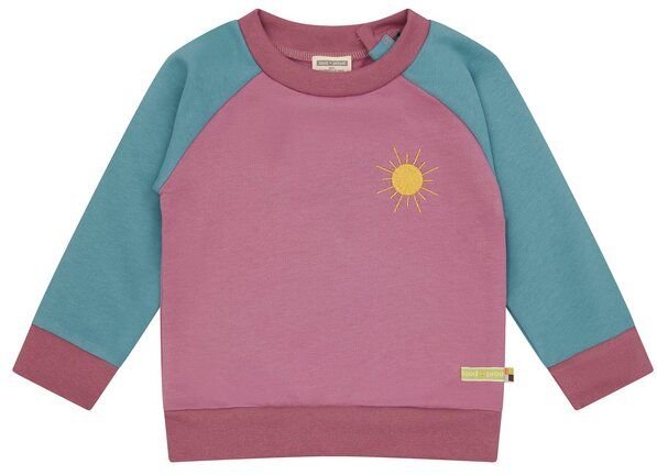 loud + proud Babys & Kinder Sweatshirt Colorblock, GOTS-zertifiziert