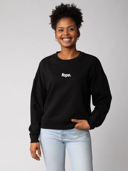 watapparel Sweatshirt Frauen Nope