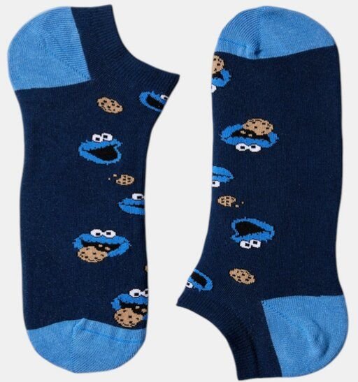 BeSocks Sneaker Socke Bio-Baumwolle - KRÜMMELMONSTER