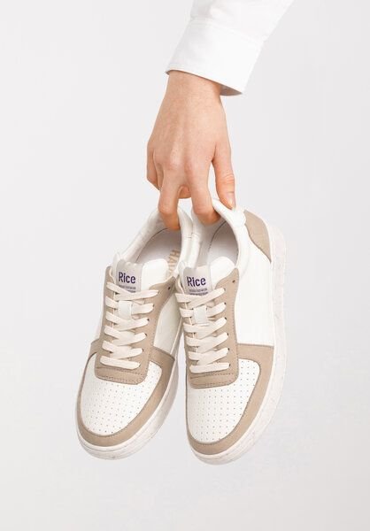 RICE Sneaker Vegan Unisex - OPEN21 Beige Ecru