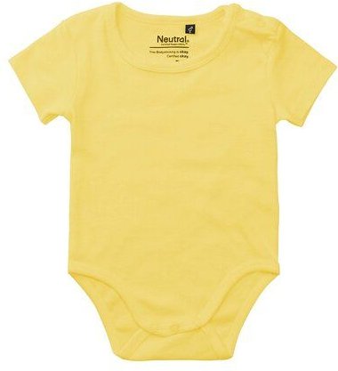 Neutral® Baby Wickelbody Strampler Kurzarm