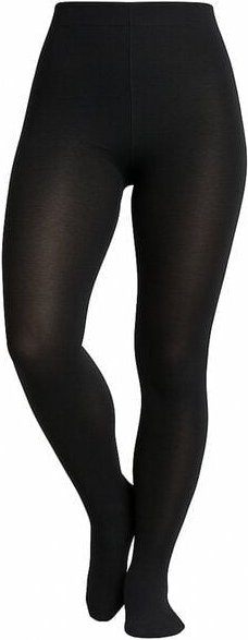 Bruno Barella Damen Strumpfhose Schwarz – Winter Warm, Bio-Baumwolle & Stretch